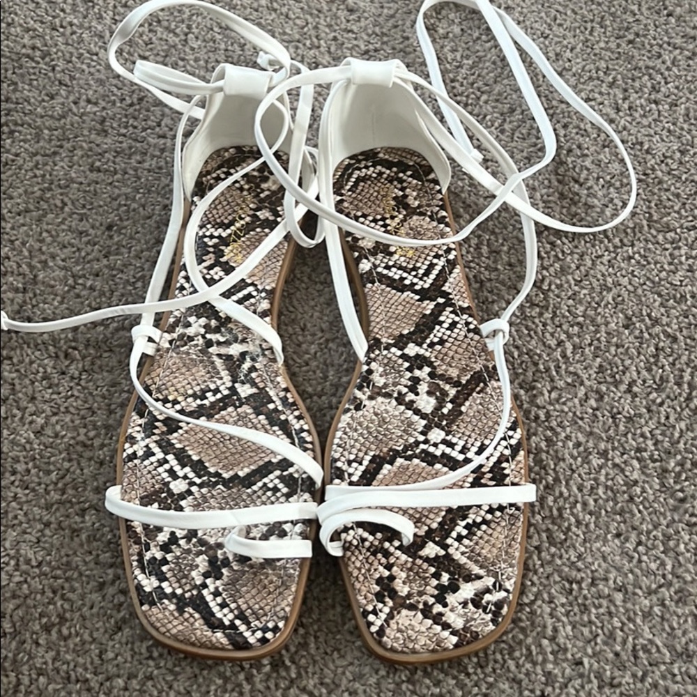 Snakeskin Sandals